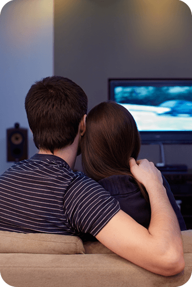 Couple Watching TV